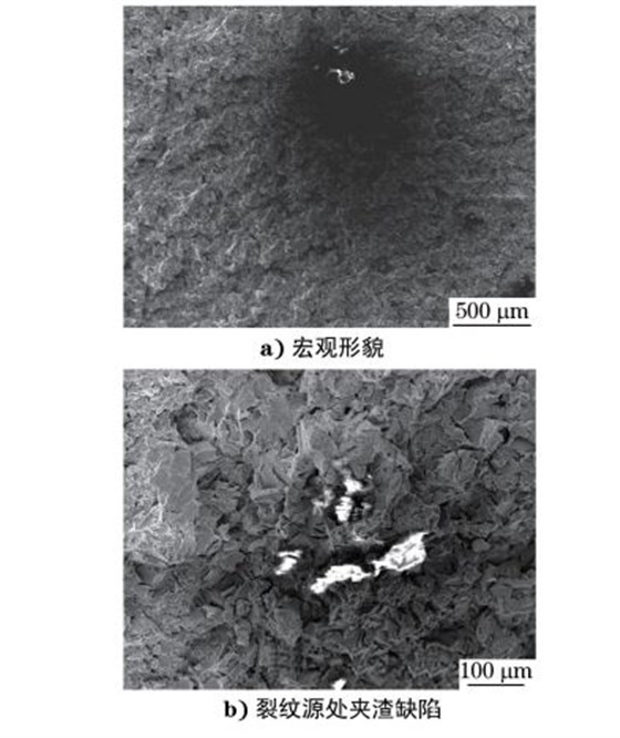 图６ f１裂纹源形貌