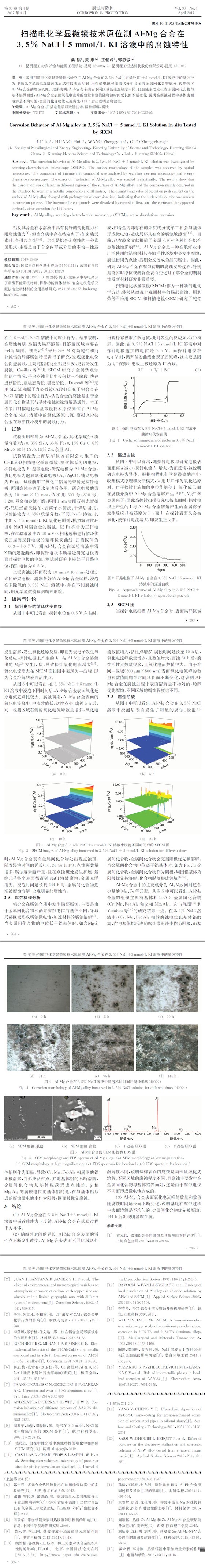 扫描电化学显微镜技术原位测