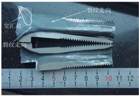 图２ 螺栓断口宏观形貌