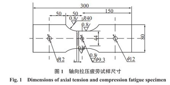 轴向拉压试验疲劳尺寸